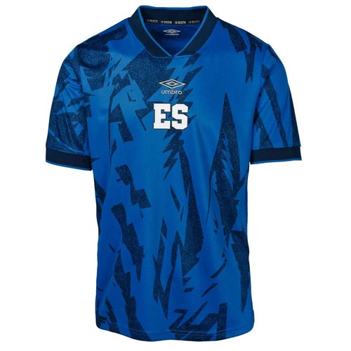 Umbro Men's Soccer Jersey, Blue-Home Short Sleeve