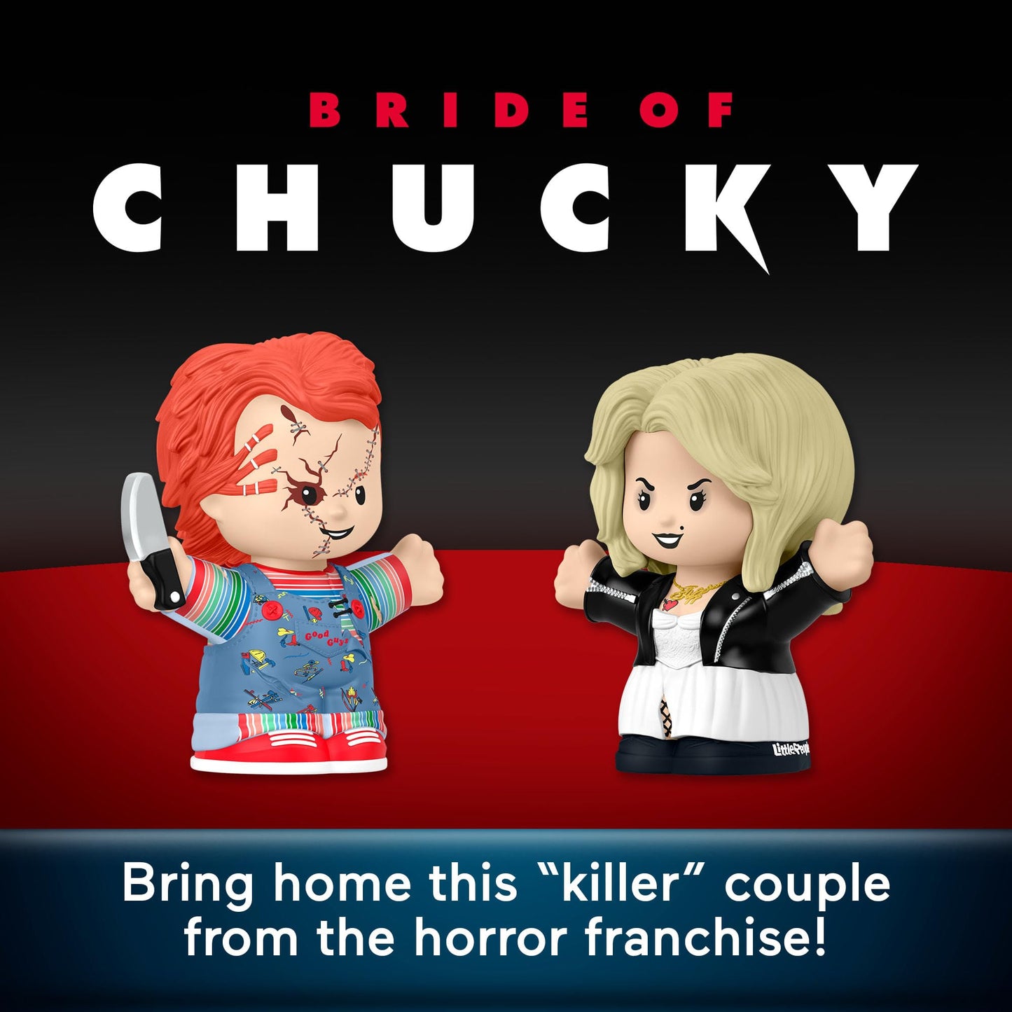 Little People Collector Bride of Chucky Movie Special Edition Figure Set in a Display Gift Package for Adults & Fans