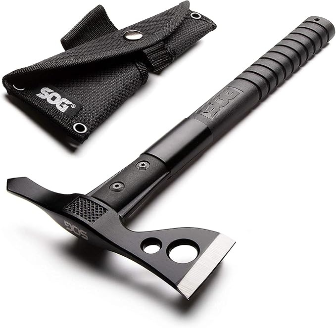 SOG FastHawk- Lighter, Faster, Agile Throwing Hatchet, Versatile Survival Tactical Axe for Competition Throwing and Campin...