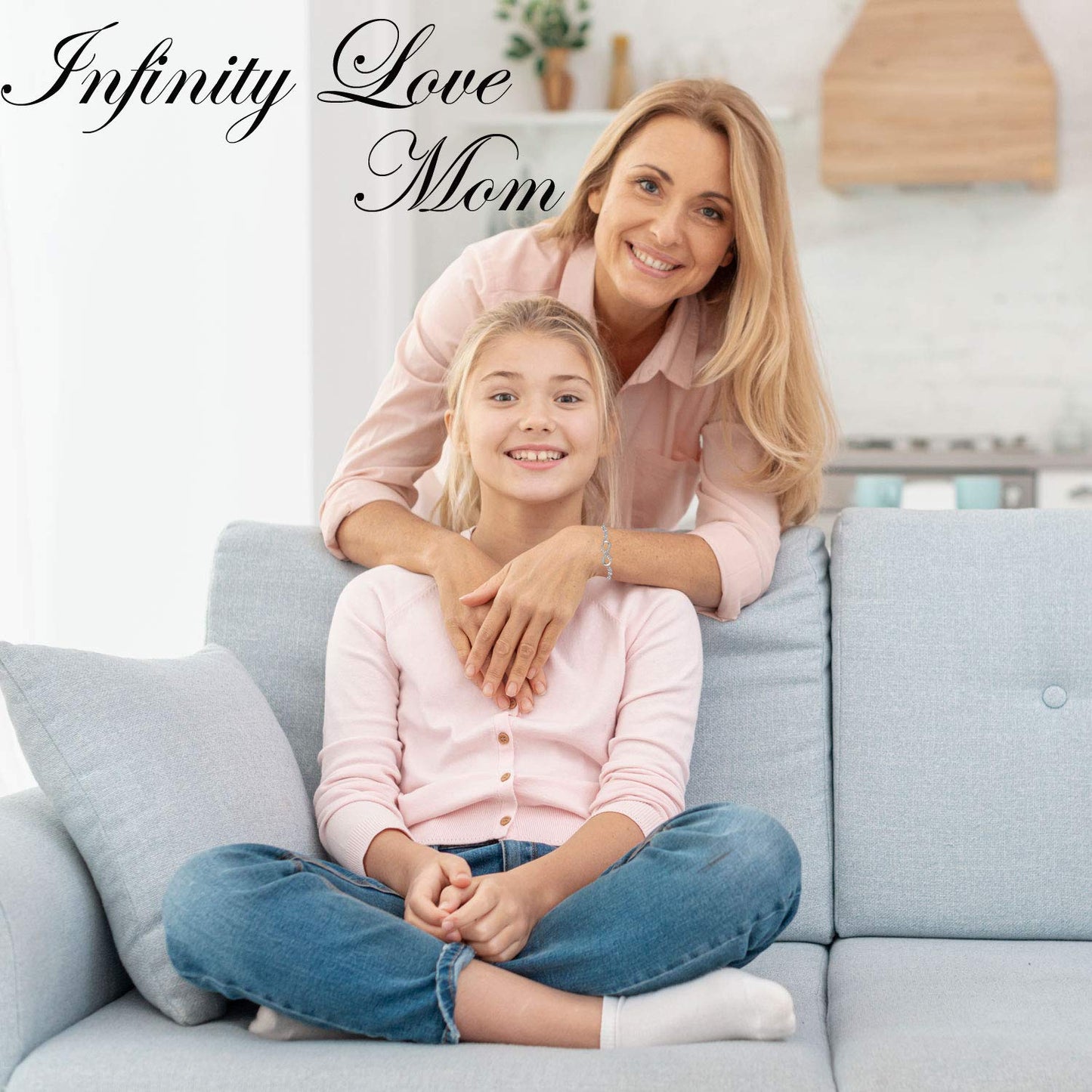 Gifts for Mom, Infinity Bracelets for Women Wife, Birthday Mothers Day Jewelry Presents for Mom from Daughter Son