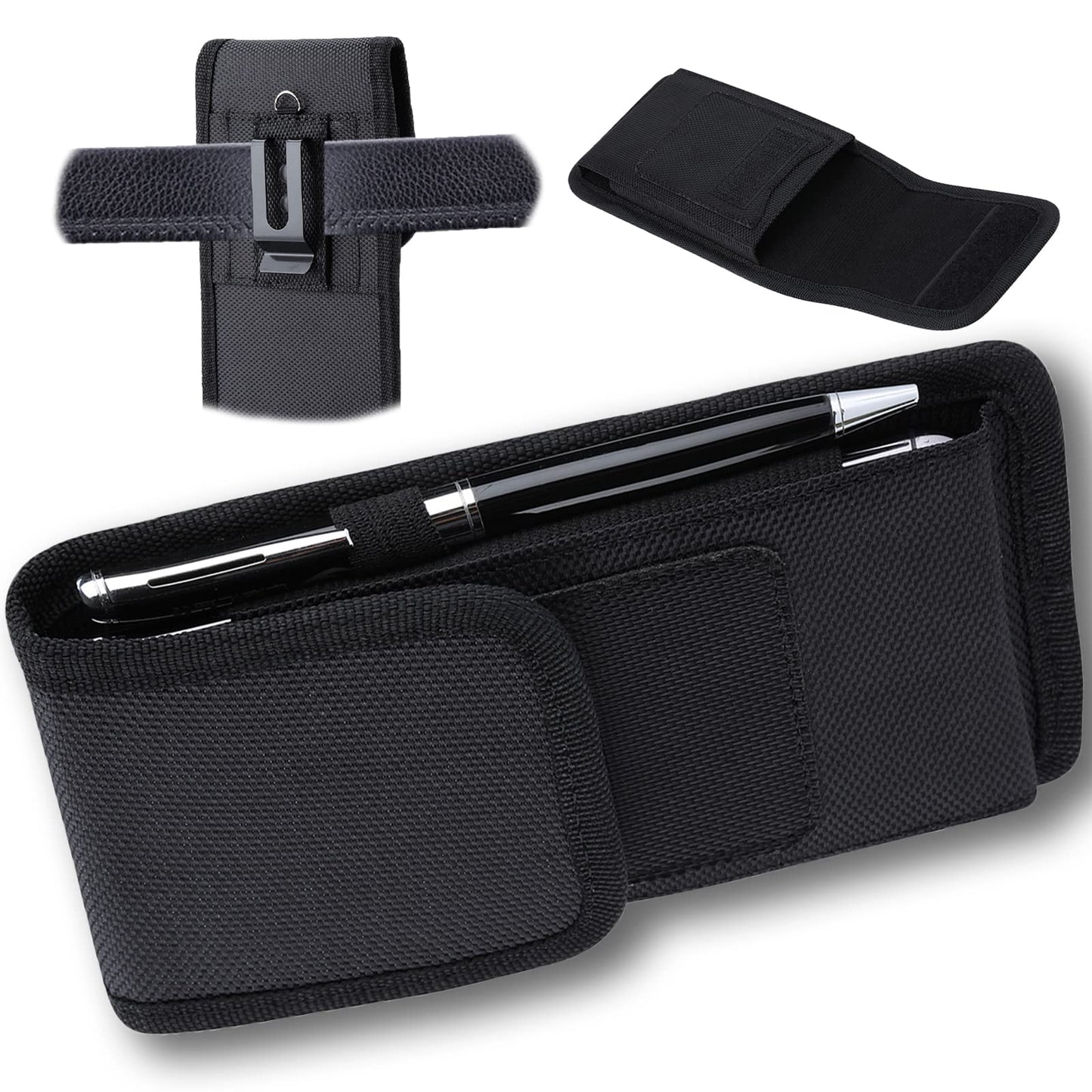 Miimall Compatible For Samsung Z Fold 7 6 5 4 3 2 Holster Phone Pouch, Wear-Resist Nylon Belt Clip Case Waist Holster Pouch For
