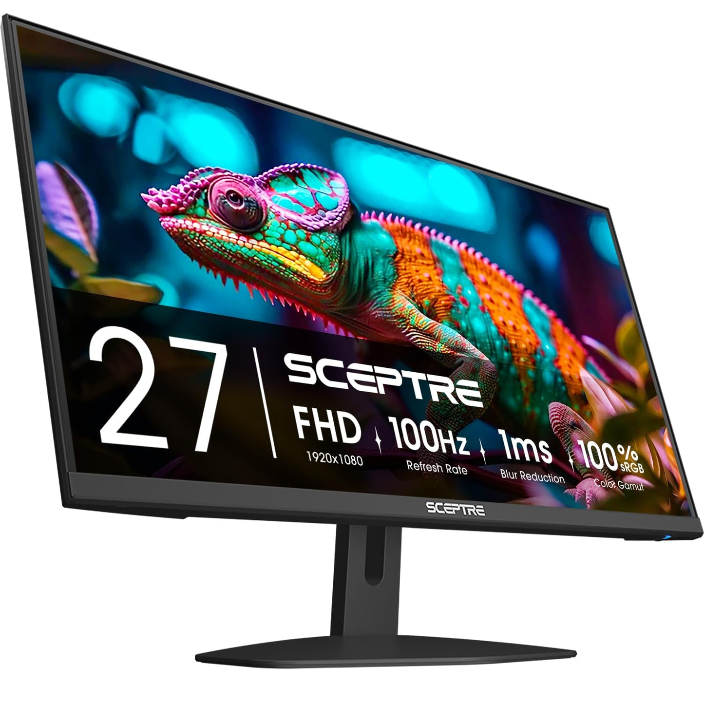 New! Sceptre 27-inch Gaming Monitor 100Hz 1ms DisplayPort HDMI x2 100% sRGB AMD FreeSync Build-in Speakers, Eye Care Frameless M