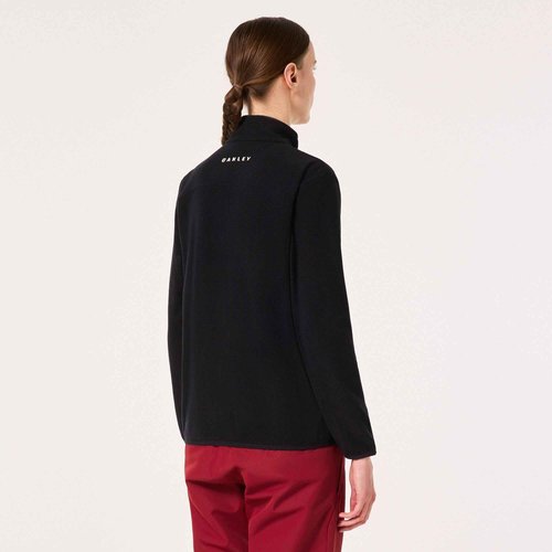 Oakley Womens Alpine Full Zip Sweatshirt Blackout