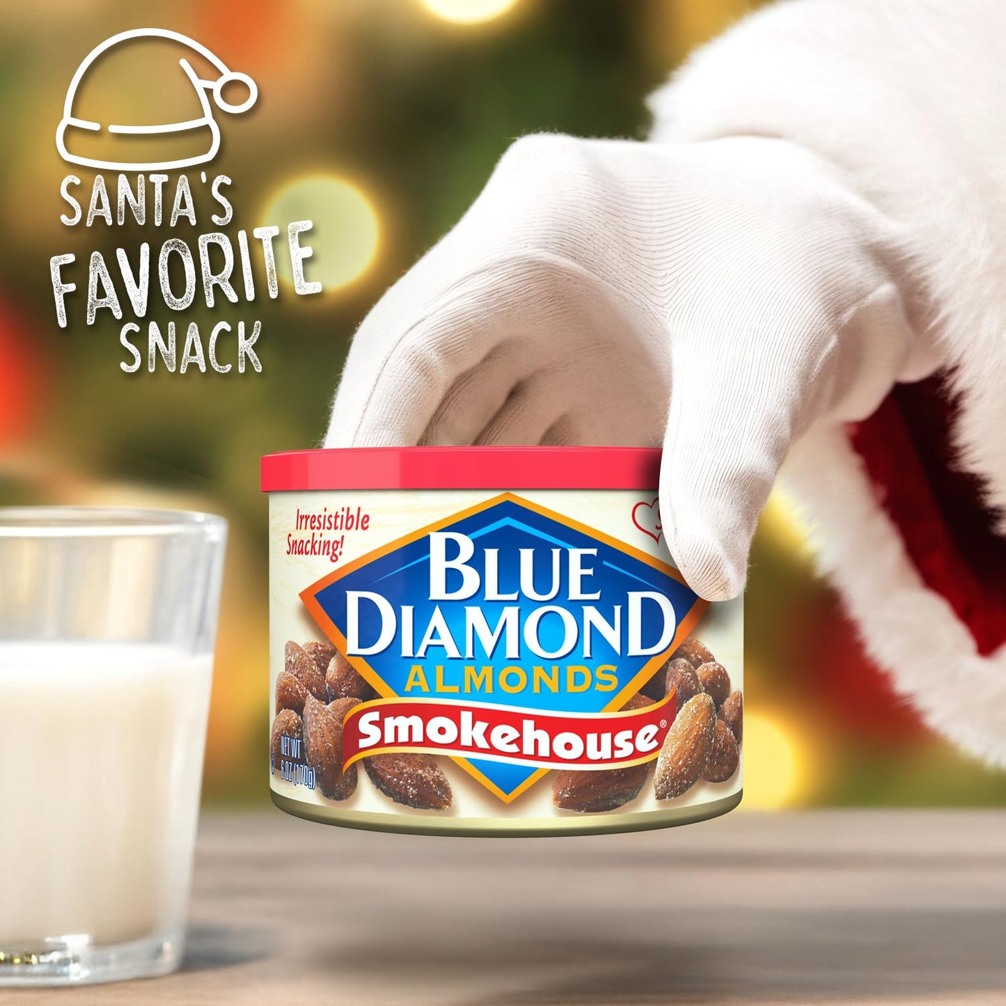 Blue Diamond Almonds, Made with Mike’s Hot Honey Infused with Chilies For a Perfect Sweet and Spicy Snack Nut Combination, 6oz. Can