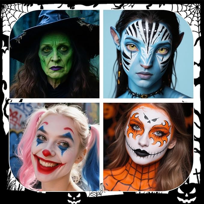 Light Purple Face Paint 70ml Large Tube, Water-Based Washable Body Paint for Halloween SFX Cosplay Makeup, Non-Toxic High-Pigment Face Body Paint for Adults Cosplay , Theater, Costume Events