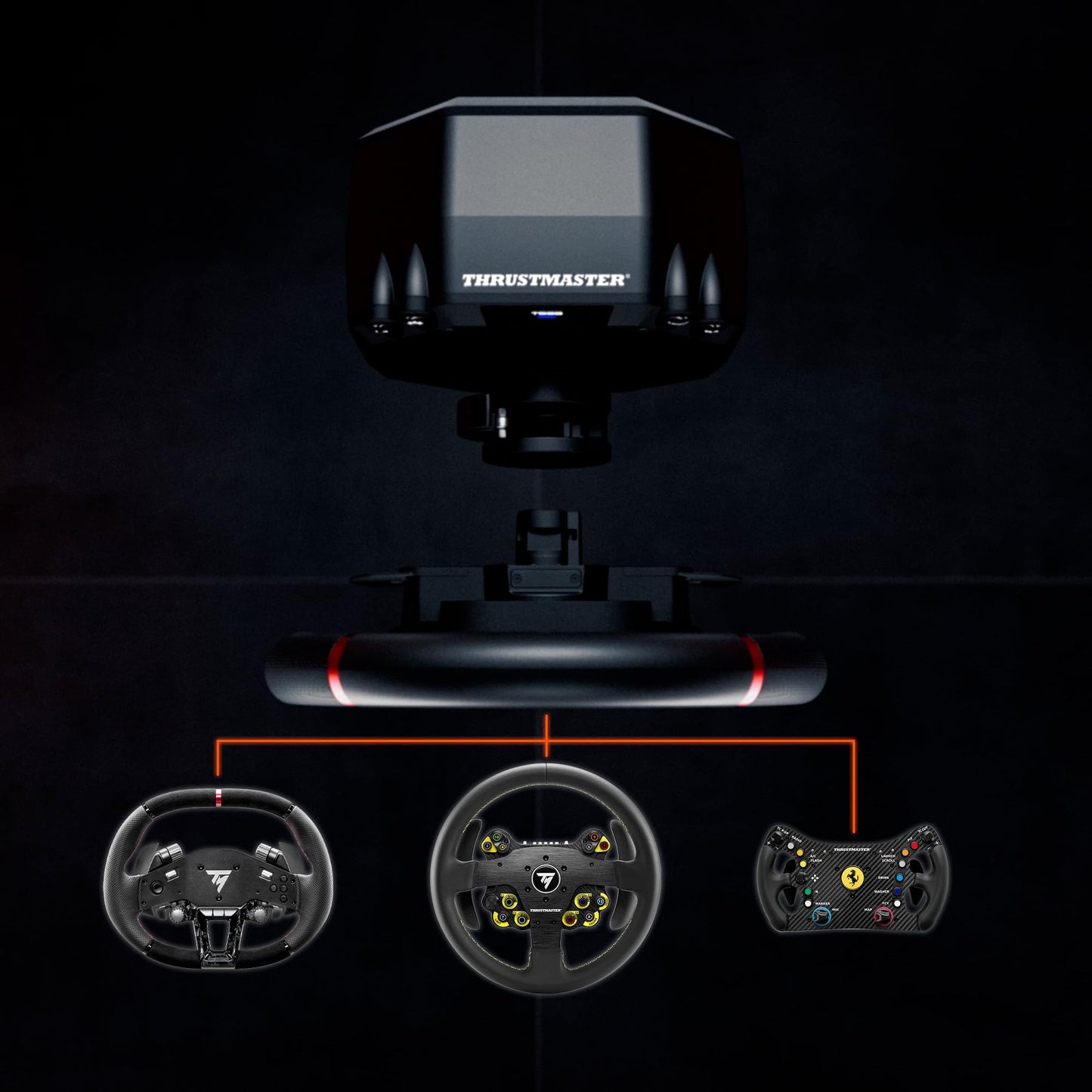 Thrustmaster T598 Racing Wheel for PS5, PS4 & PC - 5 Nm Direct Drive Steering Wheel with Pedals Set, Realistic Sim Driving Experience with Force Feedback