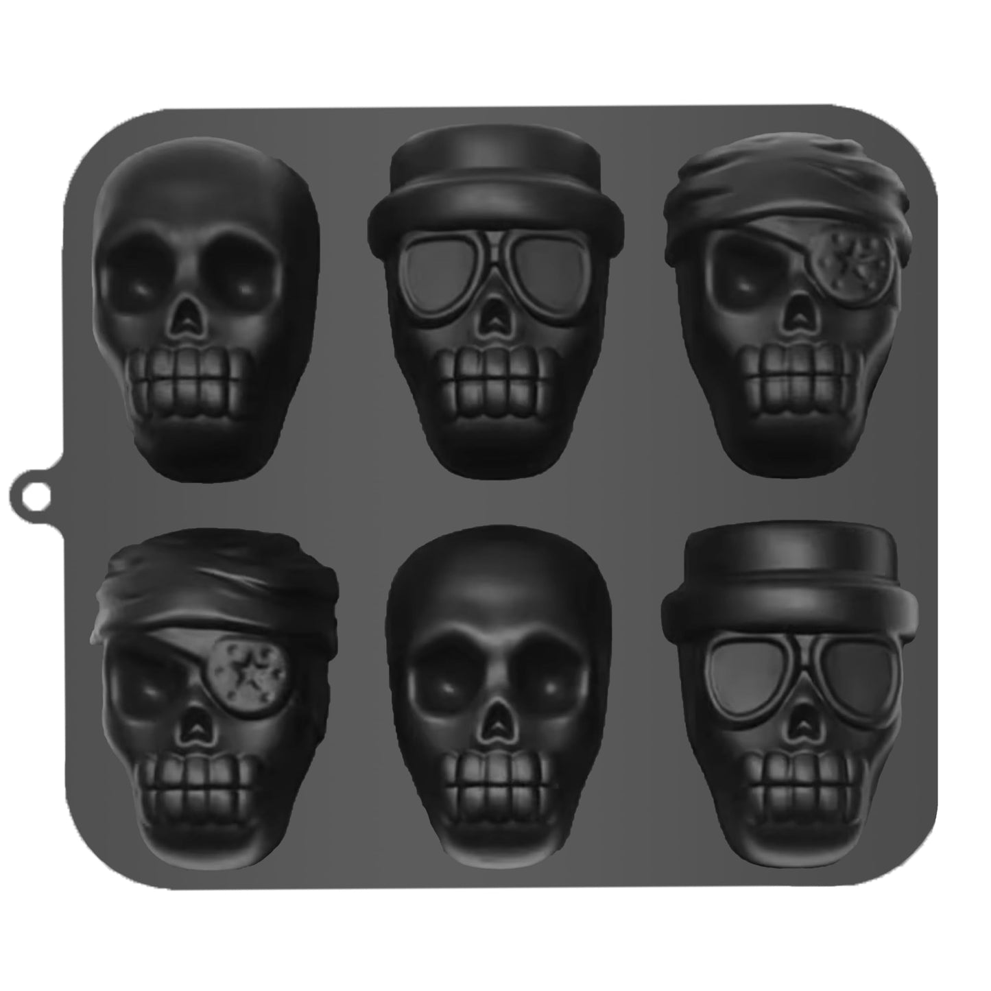 ZeaoqiT Halloween Skull Cake Pan Silicone Large Size Skull Baking Molds，Baking Skull Cake Molds for Chocolate, Pudding,Cakes,Jello, Candy