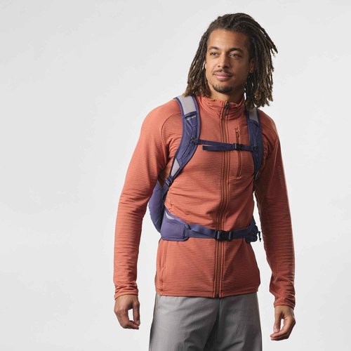 Salomon Unisex Trailblazer 20, Hiking & Trekking Backpack, 20-Liter - Mazarine Blue/Ghost Gray