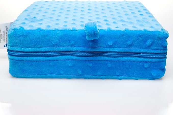 Special Needs Essentials FocusPad Seat - Vibrating Cushion for Sensory Kids | Sensory Foot Cushion | Therapy Tools for Kids and Adults with ADHD & Autism | Fidget Toys | Portable and Lightweight -Blue