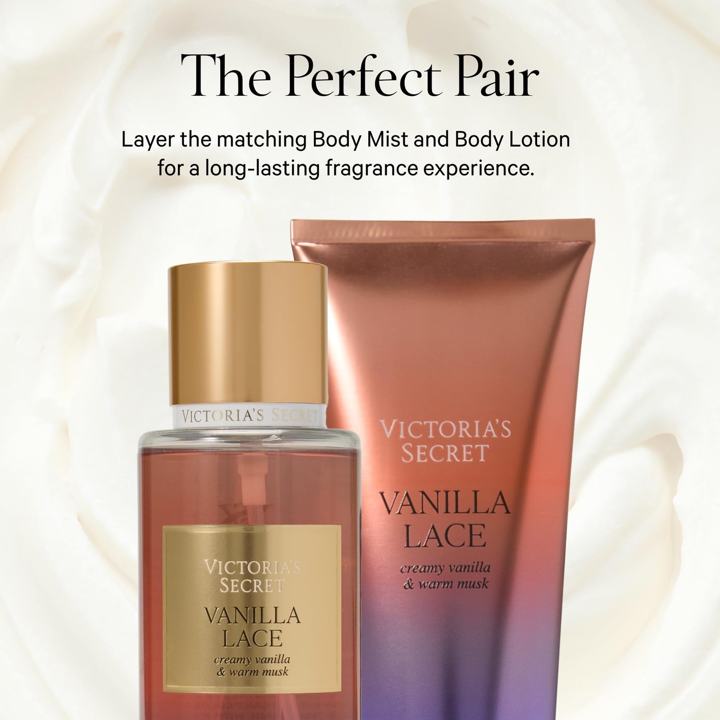 Victoria's Secret Vanilla Lace Body Mist, Spray for Women (8.4 oz)