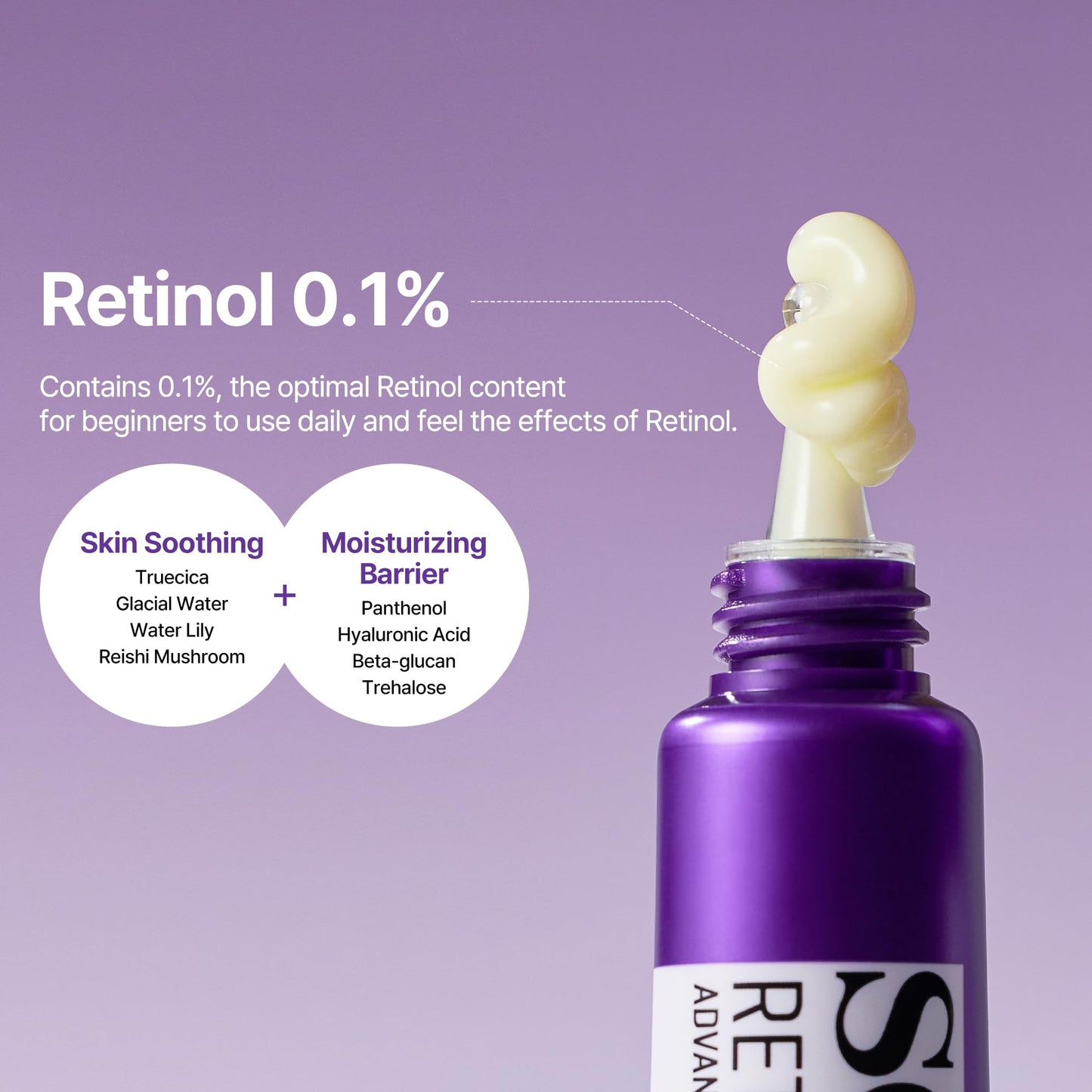 SOME BY MI Retinol Intense Advanced Triple Action Eye Cream - 1.01Oz, 30ml - Korean Retinol Under Eye Cream Anti Aging for Fine