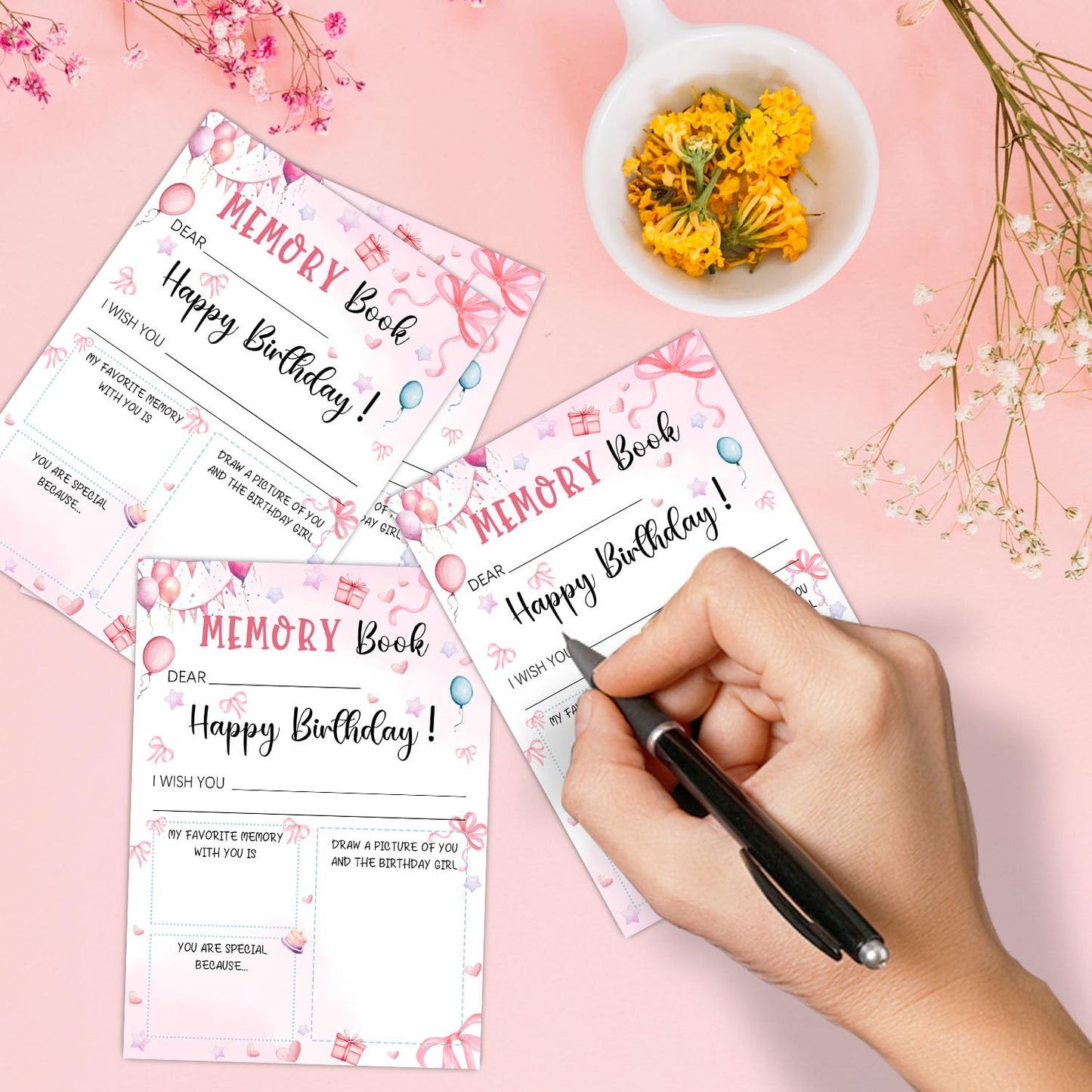 Pink Slumber Party Games Card -Sleepover Stuff- Coquette Pink Bow Themed Sleepover Slumber Party Supplies- Birthday Night Games Creative Idea -Memory Book- 20 Game Cards