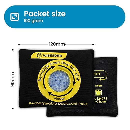 30 Packs 100 Gram Silica Gel Packets, Desiccant Packs for Storage, Moisture Absorber Packs for Moisture Control