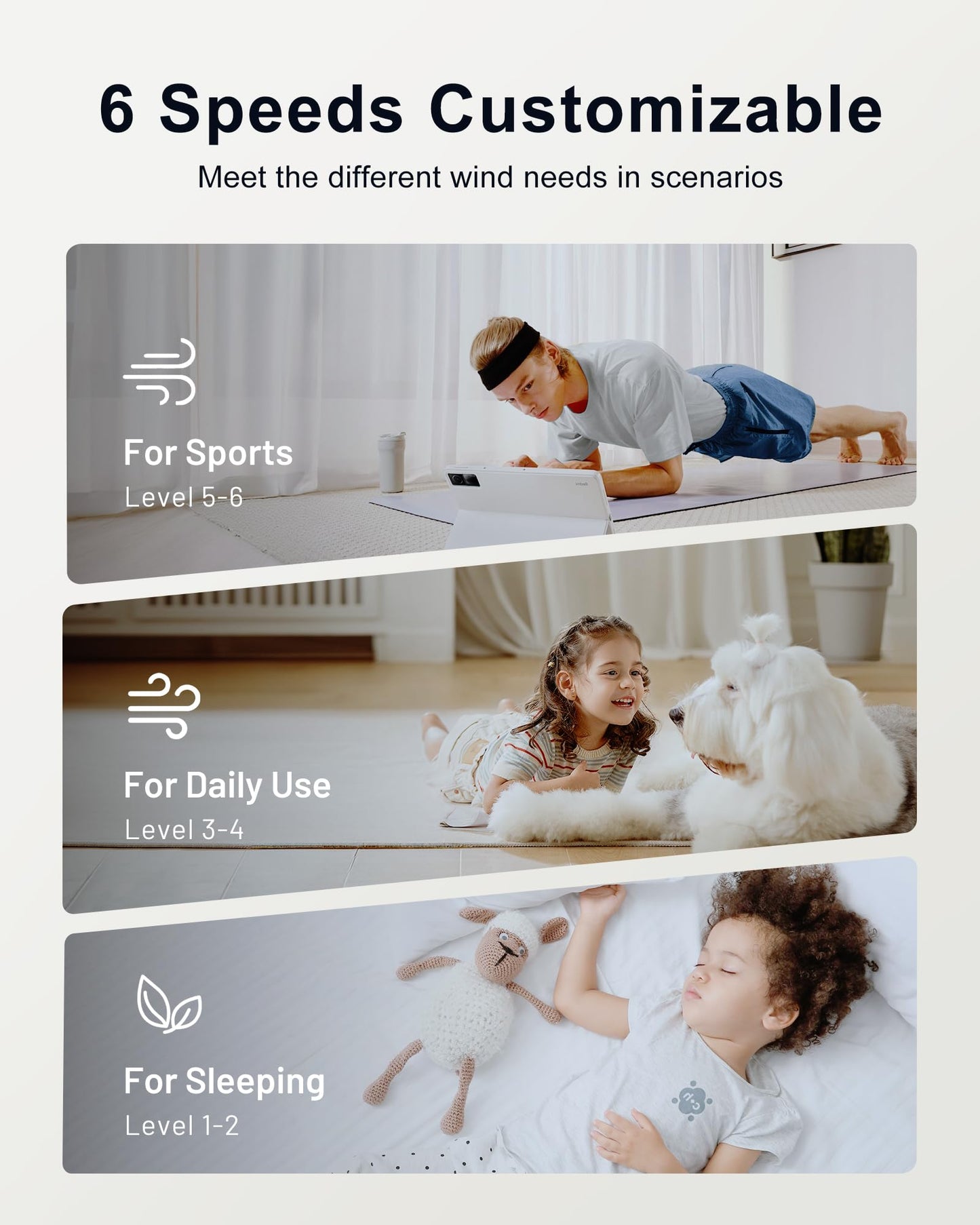 Cubicubi Ceiling Fans With Lights, 42 Inch Low Profile Ceiling Fan With Light And Remote/App Control, Flush Mount, Stepless Dimm
