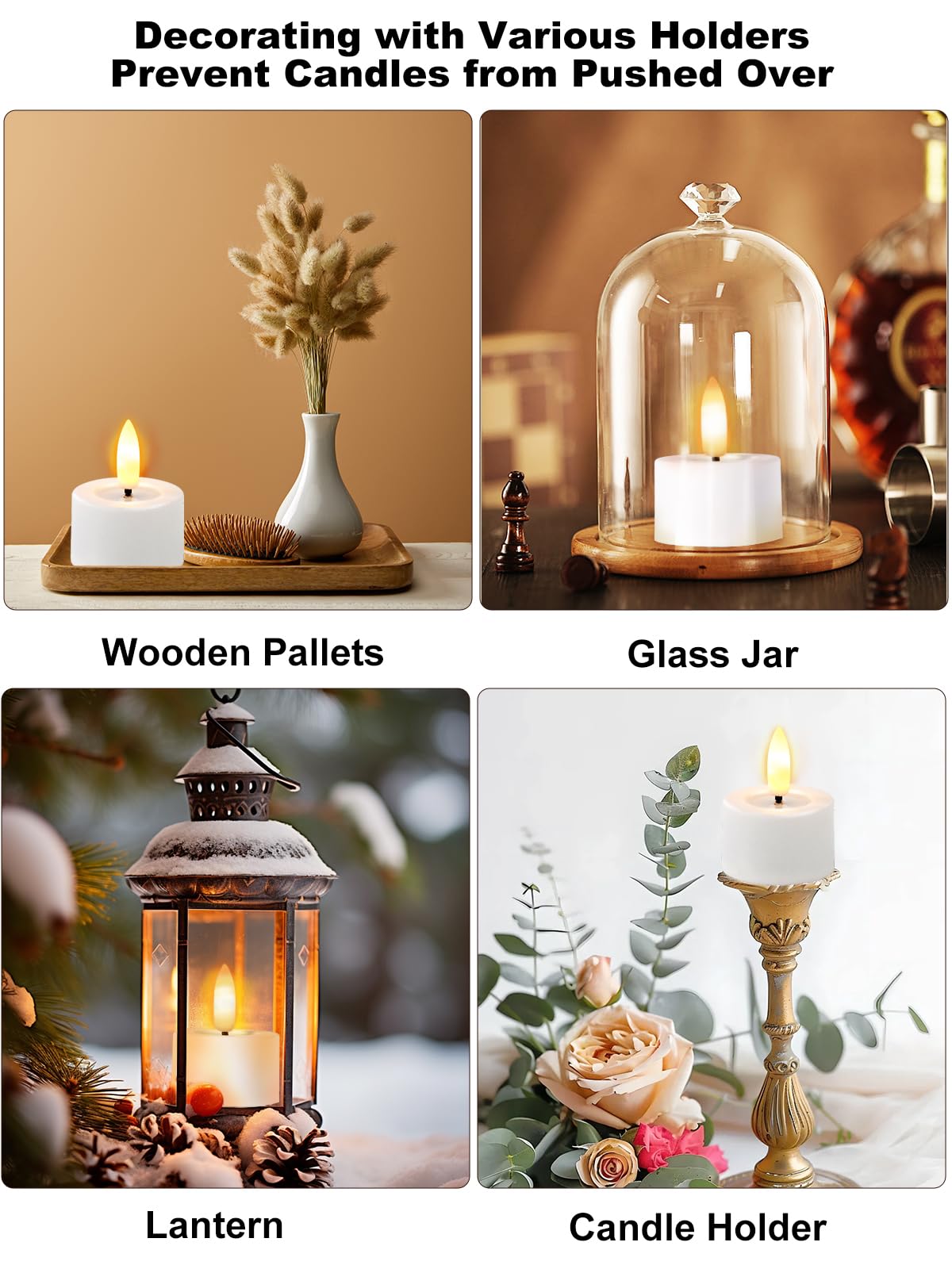 Rechargeable Flameless Tea Lights Candles with Timer Romote, 1.5"x 1" Small Votive Candle Battery Operated, Electric LED Candles for Wedding Centerpiece Table Decor Halloween Christmas (12 Pack)