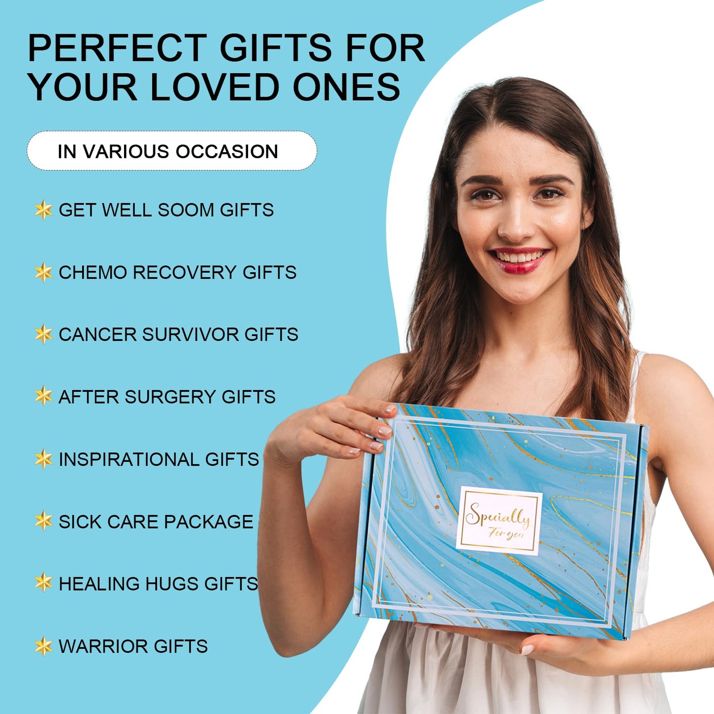 Self Care Gifts for Women, Get Well Gifts for Women, Care Package, Get Well Soon Gift Baskets, Spa Gift Basket, Birthday, Mother's Day Valentines Christmas for Mom Sister Wife Grandma Her Best Friend
