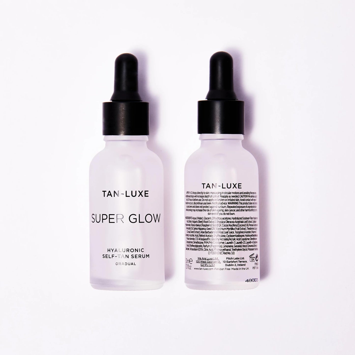TAN-LUXE Super Glow - Hyaluronic Self-Tan Serum, 30ml - Cruelty & Toxin Free