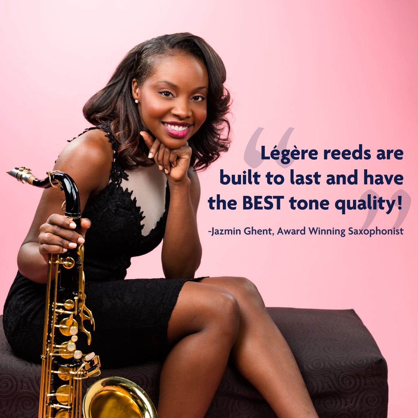 L  Gre Reeds - Alto Saxophone Reed, Classic, Strength 2.50 (As2.50) - Easy-Playing, Durable, Synthetic Student Saxophone Reed