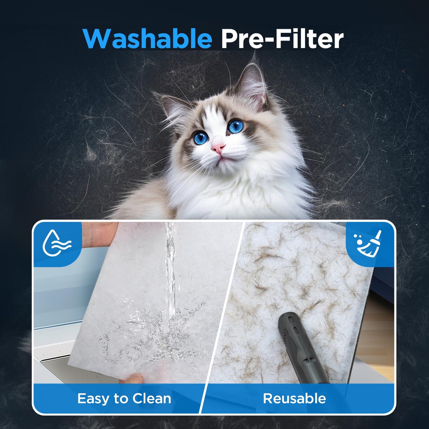 Air Purifiers For Home Large Room Up To 1300 Ft, Mooka Hepa Air Purifier For Home Pets With Washable Pre-Filter, Fragrance, Air