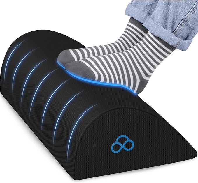 StepLively Foot Rest Ergonomic Pillow for Under Desk at Work, Anti-Fatigue Footrest Support Pillow for Fatigue & Pain Reli...