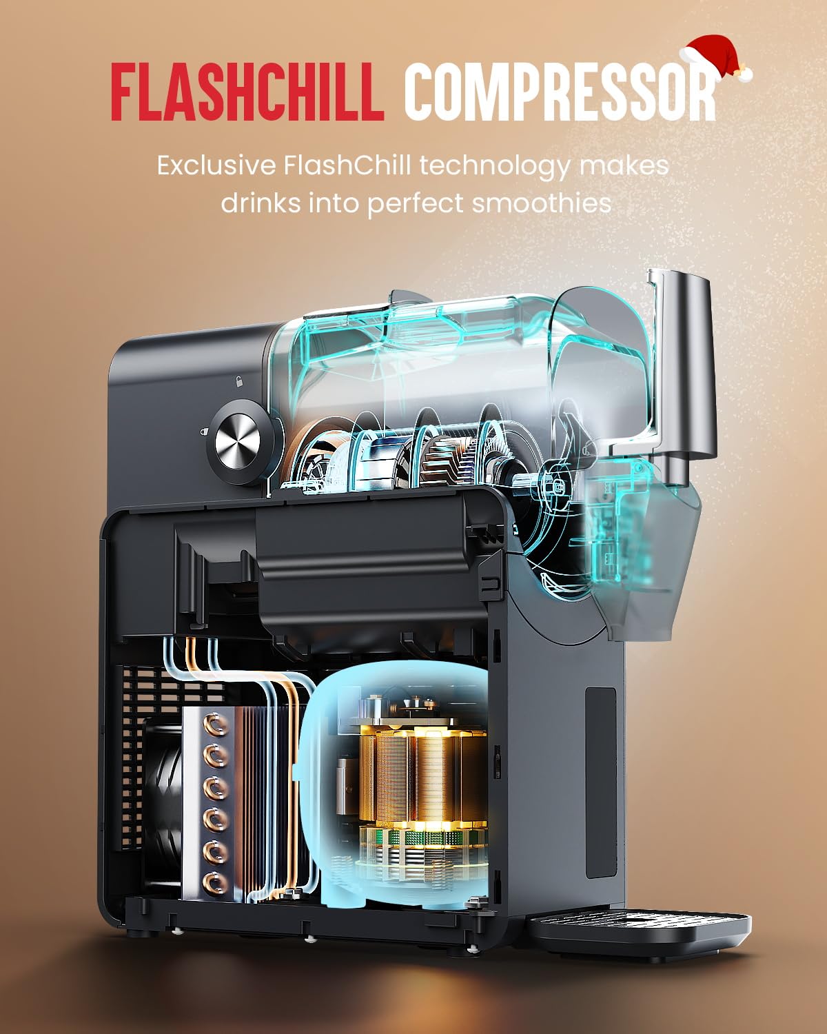Slushie Machine No Ice Needed 68oz, Slushy Machine for Home with LED Display and 5 Preset Modes, Auto-Clean, Frozen Drink Maker Perfect for Margarita,Frappés, Cocktail Smoothie, Milkshake and More