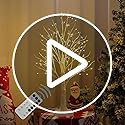 144 LED Birch Tree Lights with Remote Control, DIY Artificial Tree Lamp with Timer, Twinkle Lighted Tree 3 AA or USB Power...