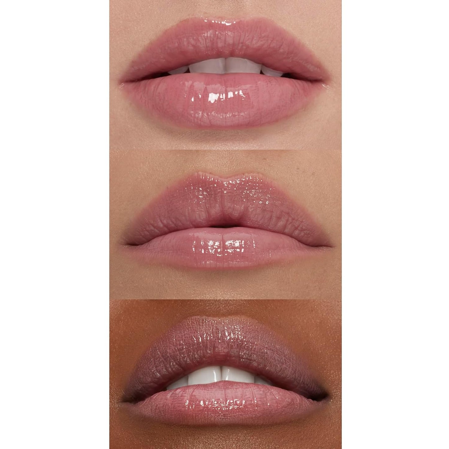 e.l.f. Lip Plumping Gloss, Hydrating, Nourishing, Invigorating, High-Shine, Plumps, Volumizes, Cools, Soothes, Sparkling Rosé, Shimmer, 0.09 Oz