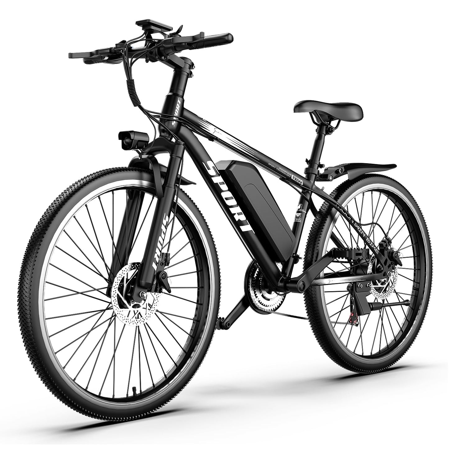 ASKGO Electric Bike for Adults, 500W/750W Motor, 26" Tires, 25mph 35miles Rang Commuting Mountain E Bikes, 48V 499WH Battery Electric Bicycle, 7 Speed Gear, UL 2849 Certification