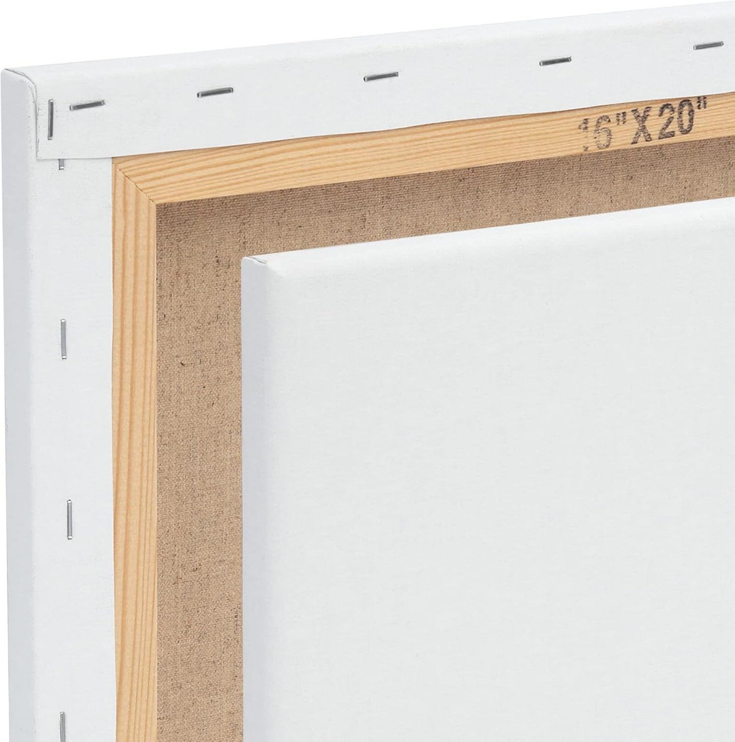 Centurion Deluxe Professional Oil Primed Linen Stretched Canvas, 11oz Linen, 5x7 - Box of 6, 0.67" Deep Canvases, Kiln-Dried Stretchers, Back Stapled, Premium Medium Weight Canvas for Oil Paintings