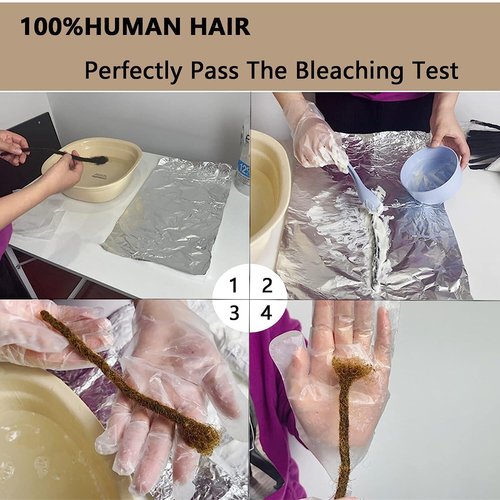 Loc Extensions Human Hair For Women Men 30 Strands Of 14Inch 0.6cm Thickness Full Handmade Permanent Dreadlock Extensions Human Hair An Be Dyed Bleached Curled