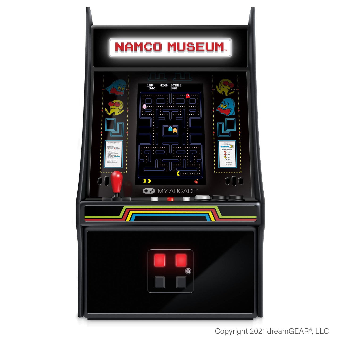 My Arcade Mini Player 10 Inch Arcade Machine Bandai Namco Museum