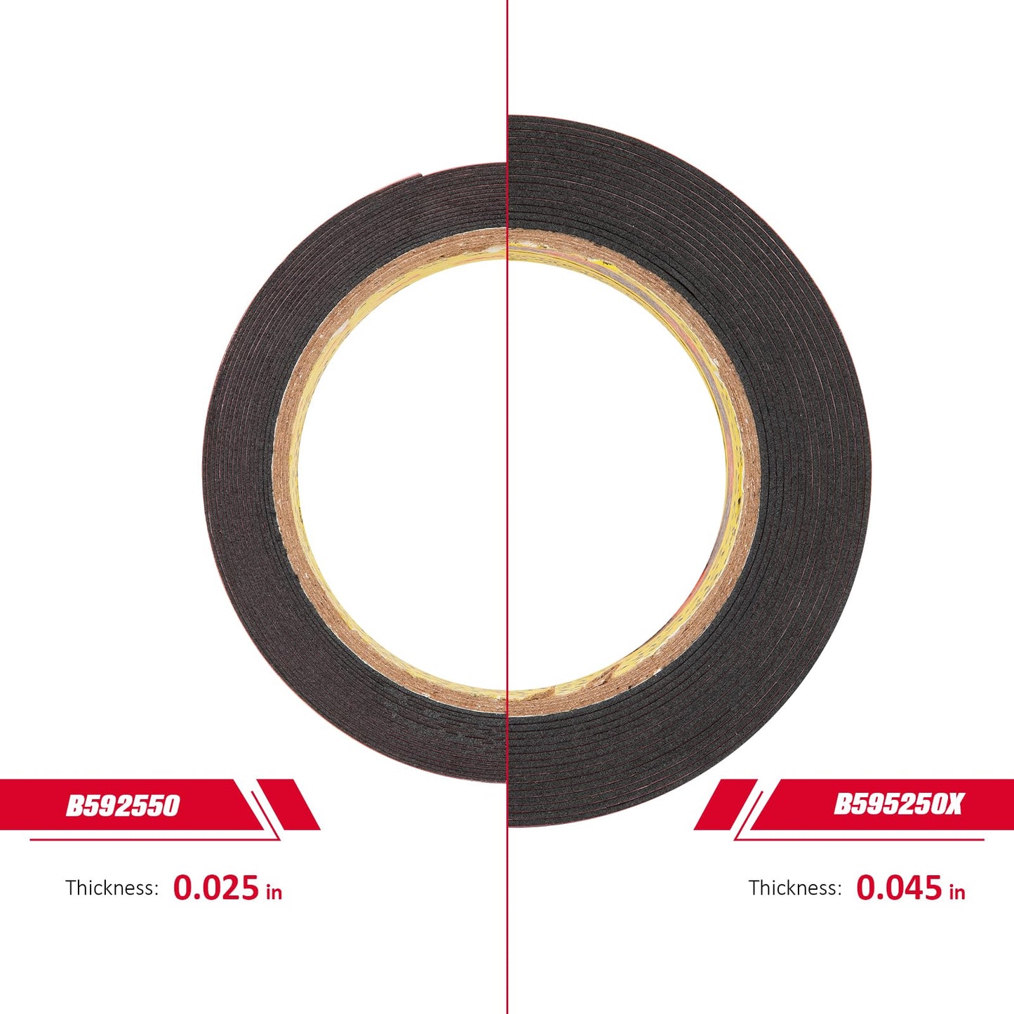 3M Double Sided Tape VHB 0.5" x 15.4 Ft 5925, Heavy Duty Mounting Tape, Foam Tape Strong Adhesive for Automotive Emblem Trim Décor Dashboard Home Office Indoor Outdoor, Black, 0.025'' Thick