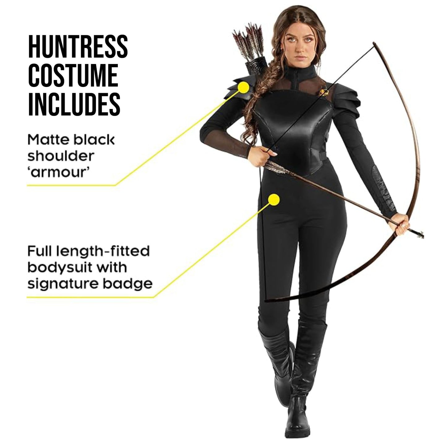 Morph Womens Huntress Costume Halloween Costumes For Women Female Archer Bodysuit Halloween L