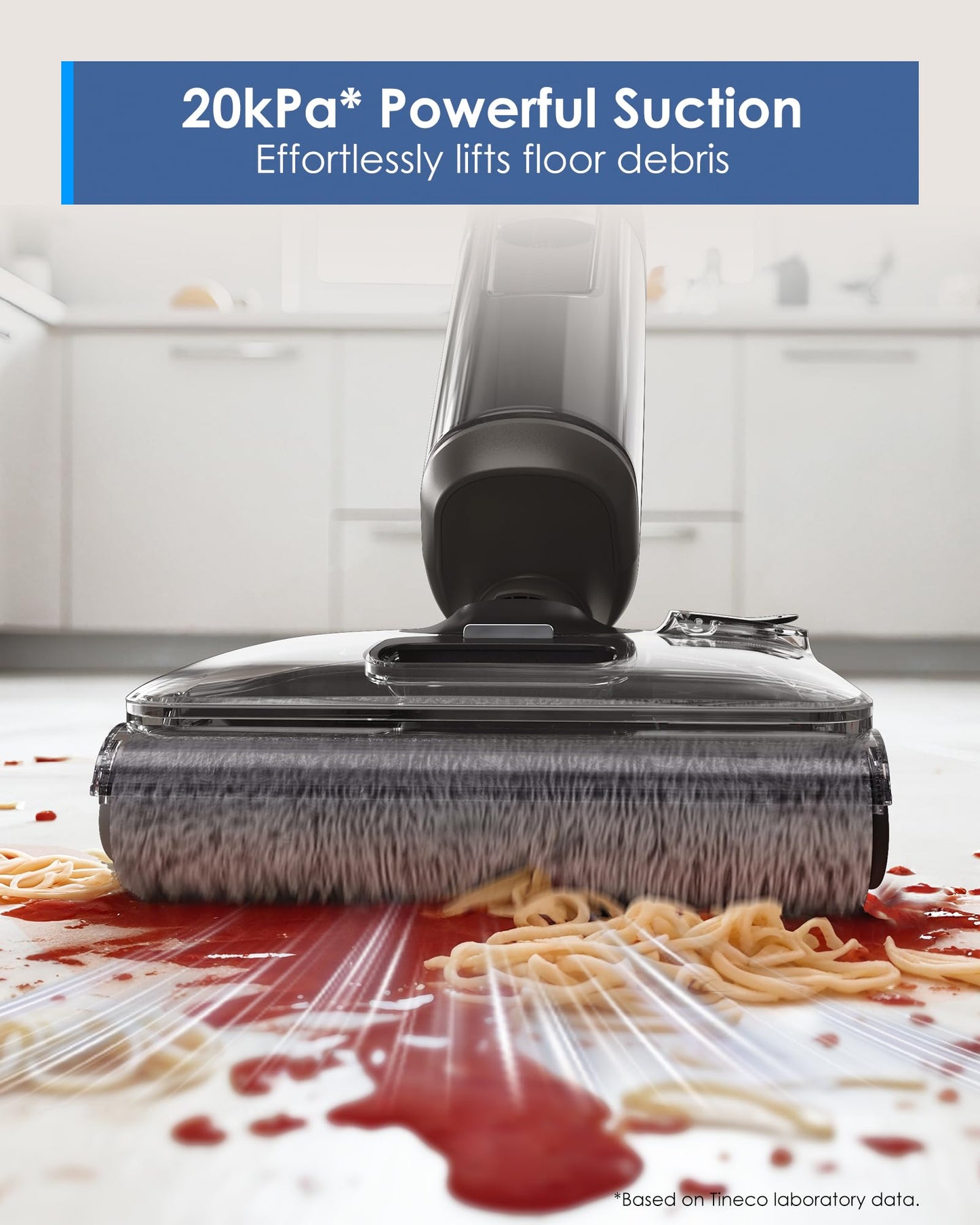 Tineco Floor One I6 Stretch Wet Dry Vacuum Cleaner, Vacuum & Mop All In One, 20Kpa Powerful Suction, Up To 40 Minutes Runtime, 1