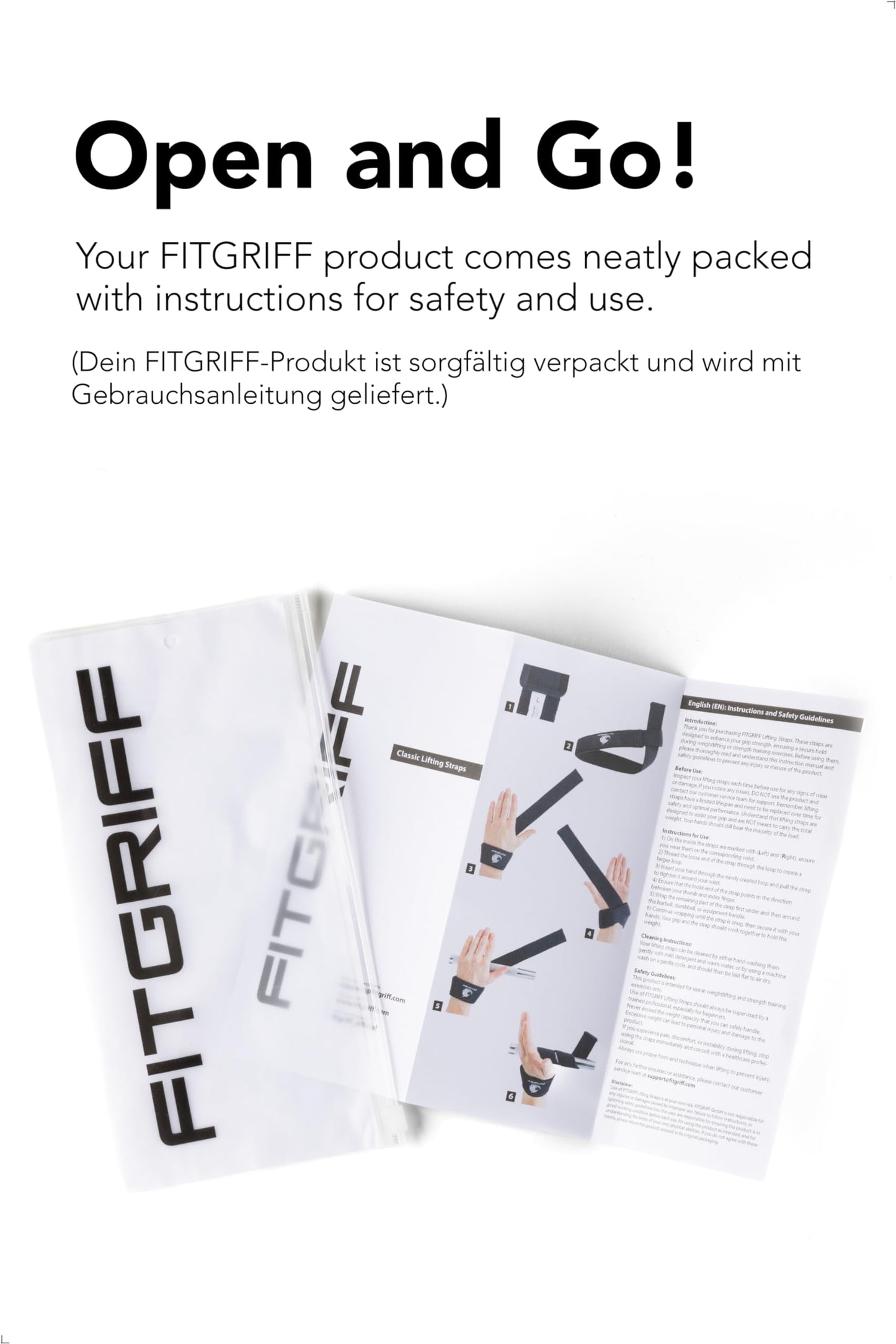 Fitgriff® Lifting Wrist Straps for Weightlifting, Gym, Deadlift, Workout (Made of Premium Cotton & Padded) - Men & Women (Standard, Grey-Camo)