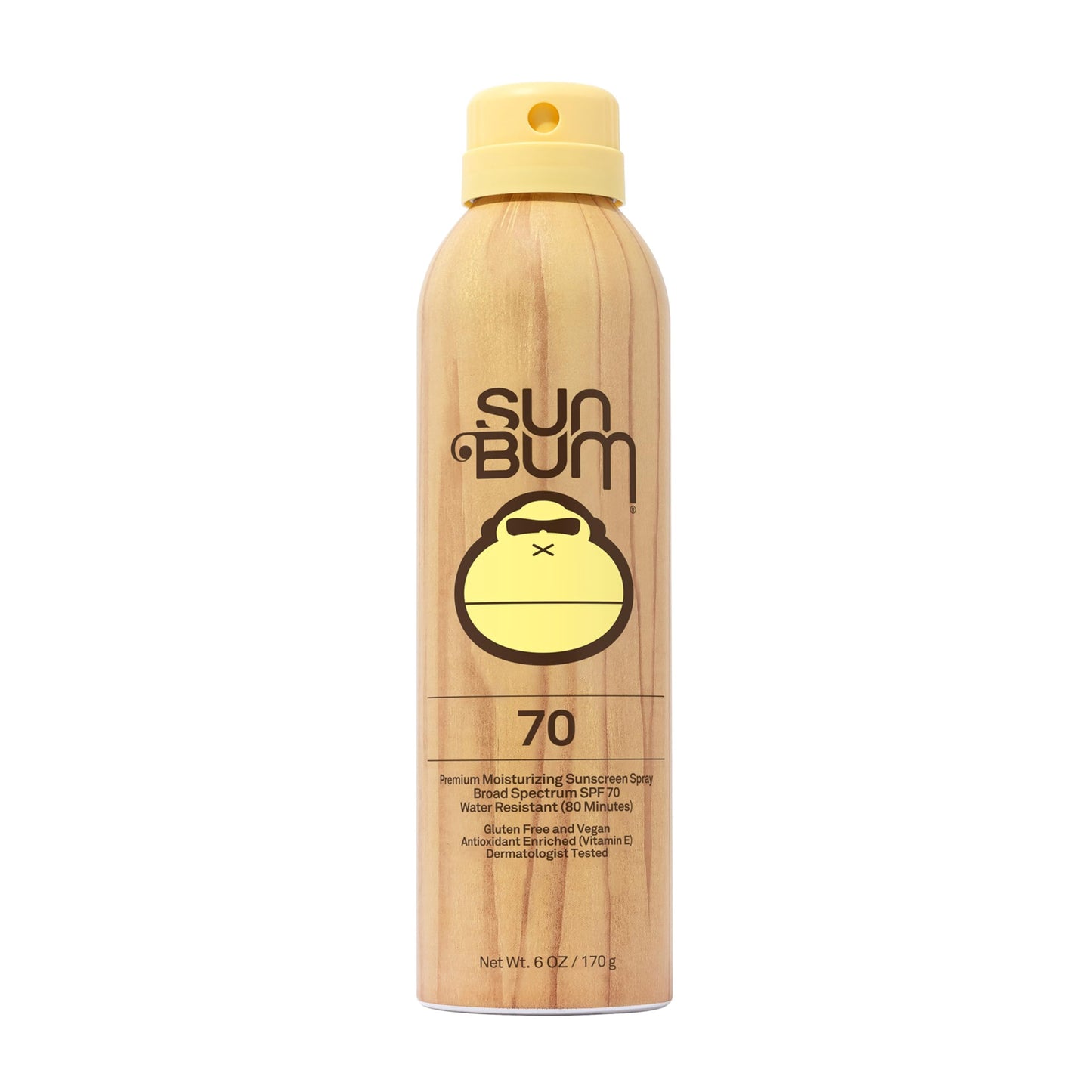 Sun Bum Original SPF 70 Sunscreen Body Spray - Broad Spectrum Moisturizing Sunscreen with Vitamin E - Hawaii 104 Act Compliant (