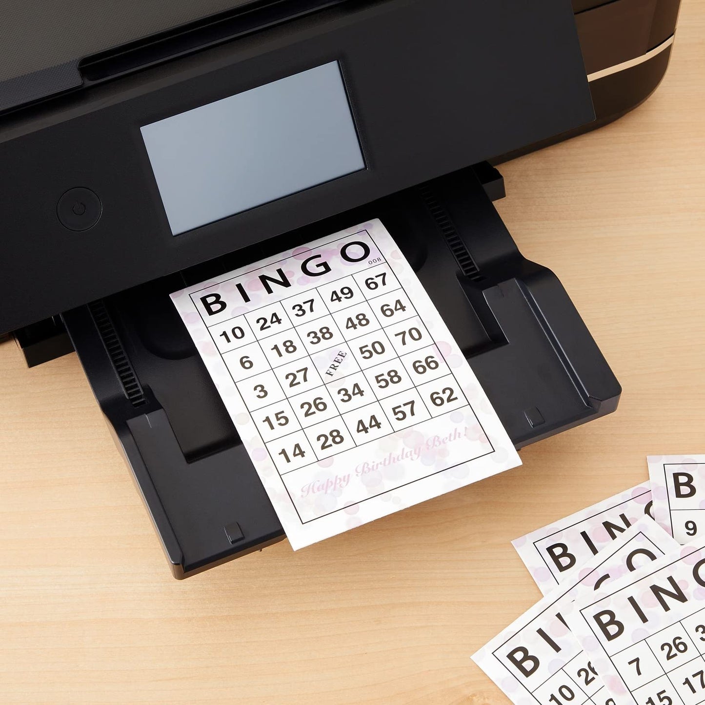 Juvale 180 Sheets Reusable Paper Bingo Cards Bulk for Adults, Disposable Number Game Set for Large Groups (6x4 in Paper Sheet)