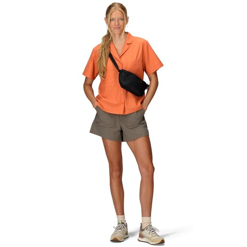 MARMOT Women's AirExchange UPF 40 Short Sleeve Camp Shirt - Lightweight Breathable Quick-Dry, Pomelo, X-Small