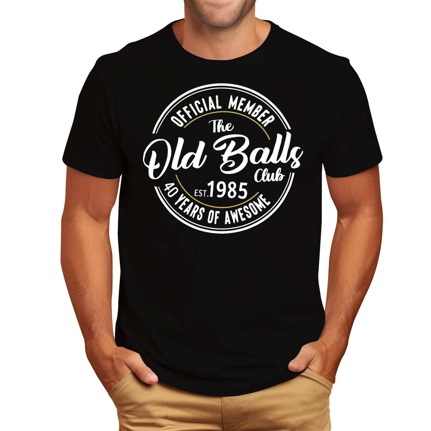 Venrcoxz 1985 T Shirts Funny 40th Birthday Gifts for Men Retro 40th Birthday Party Favors Ideas