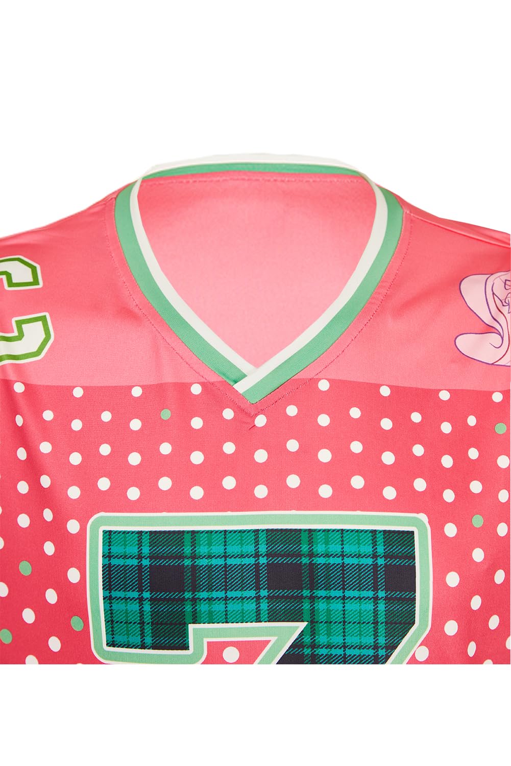 Zed Costume for Men from Zombies Halloween Seabrook Football Jersey Movie Cosplay