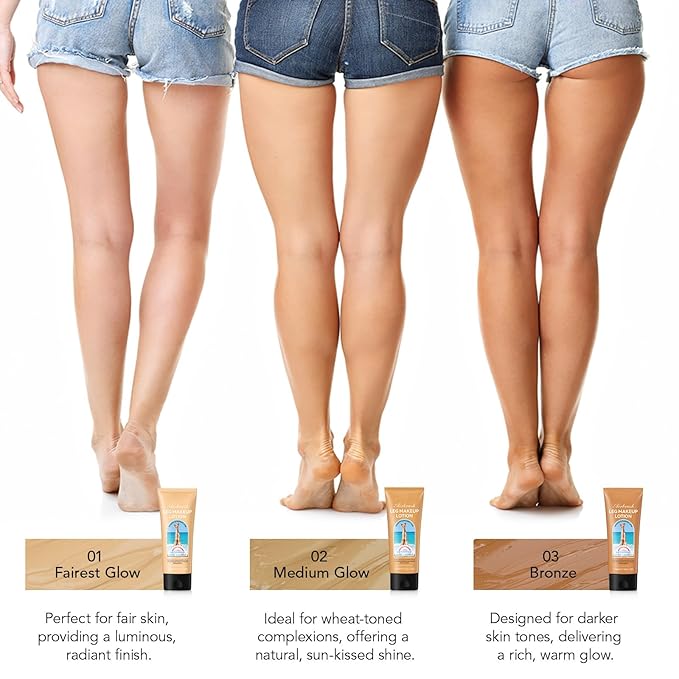 Leg Makeup Waterproof No Transfer - Tattoo Cover Up Makeup Waterproof - Body Perfector Skin Coverage - Long Lasting - Tattoo Cover Up Makeup - Even Skin Tone (#03 Bronze)