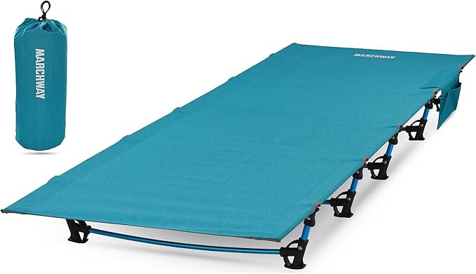 MARCHWAY Ultralight Folding Tent Camping Cot Bed, Portable Compact for Outdoor Travel, Base Camp, Hiking, Mountaineering, ...