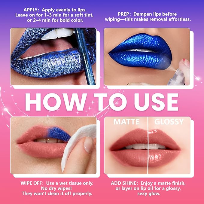 Jolilab Lip Stain Masque,Wipe Off Lip Tint,Waterproof,Transfer proof,Highly Pigmented,Ultra Long Lasting Lip Stain Peel off Makeup With Matte finish for All-day Wear.(#04 BRIGHT CORAL)