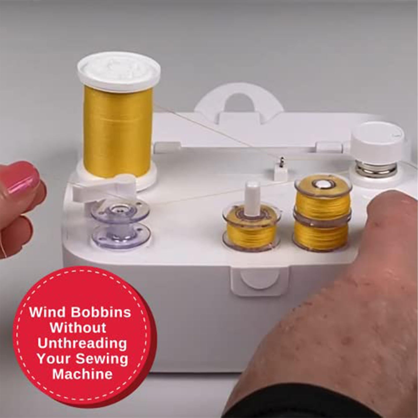 SINGER Heavy Duty 6600C Sterling Sewing Machine with Accessory Kit & Portable Bobbin Winder | 215 Stitches, LCD, Strong Motor, 1-Step Buttonhole | Class 15/15J Bobbin Compatible