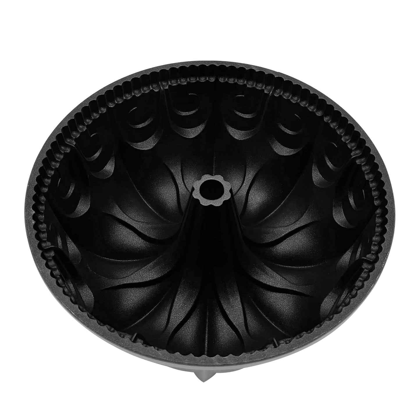 QYQRQF Aluminum Cake Pan, Non-Stick Cake Mold Charlotte Easy to Clean Cake Baking Mold for Birthday Christmas Wedding Events (Style 1)