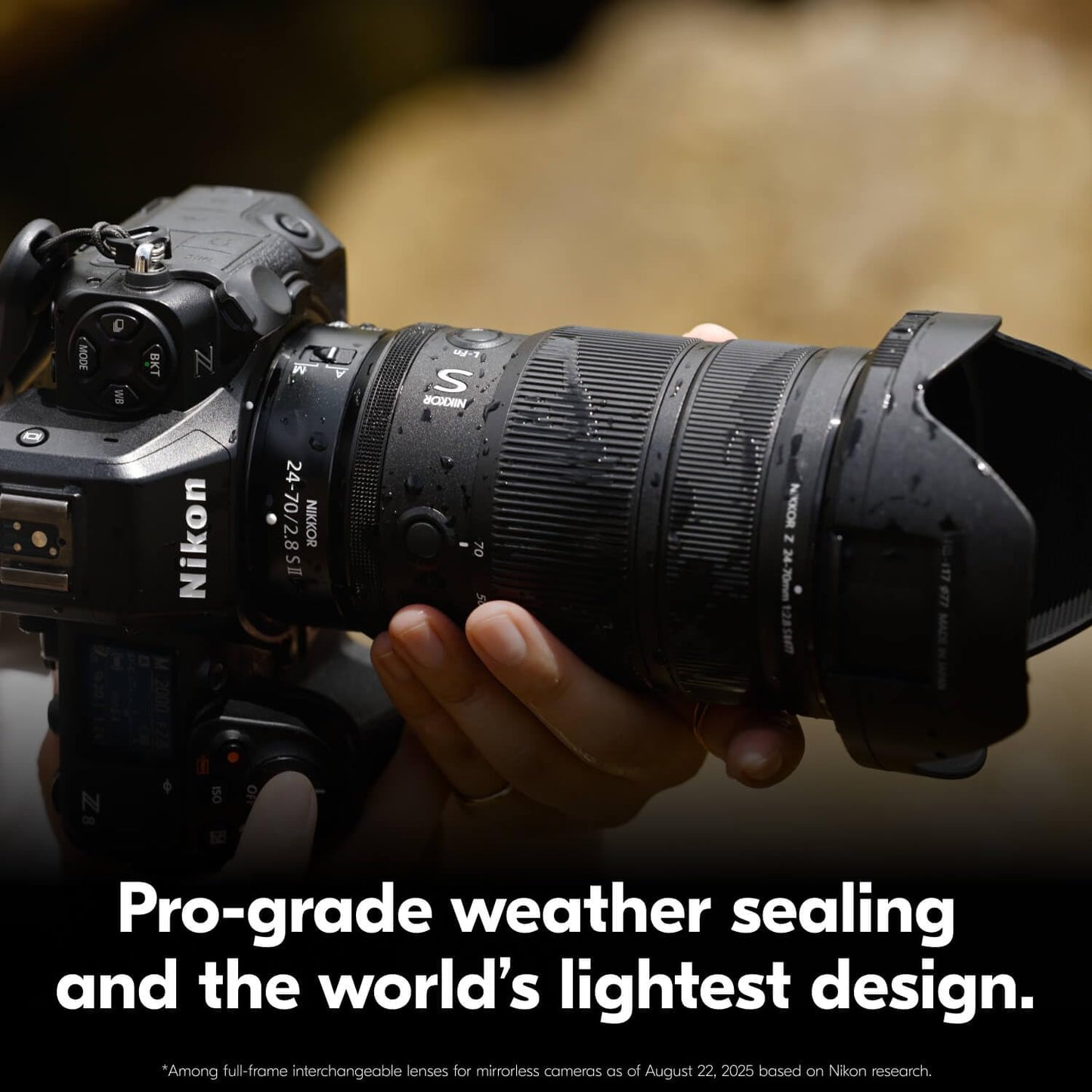 Nikon NIKKOR Z 24-70mm f/2.8 S II | The World's First Internal Zoom f/2.8 Full-Frame 24-70mm Zoom Lens | Nikon USA Model