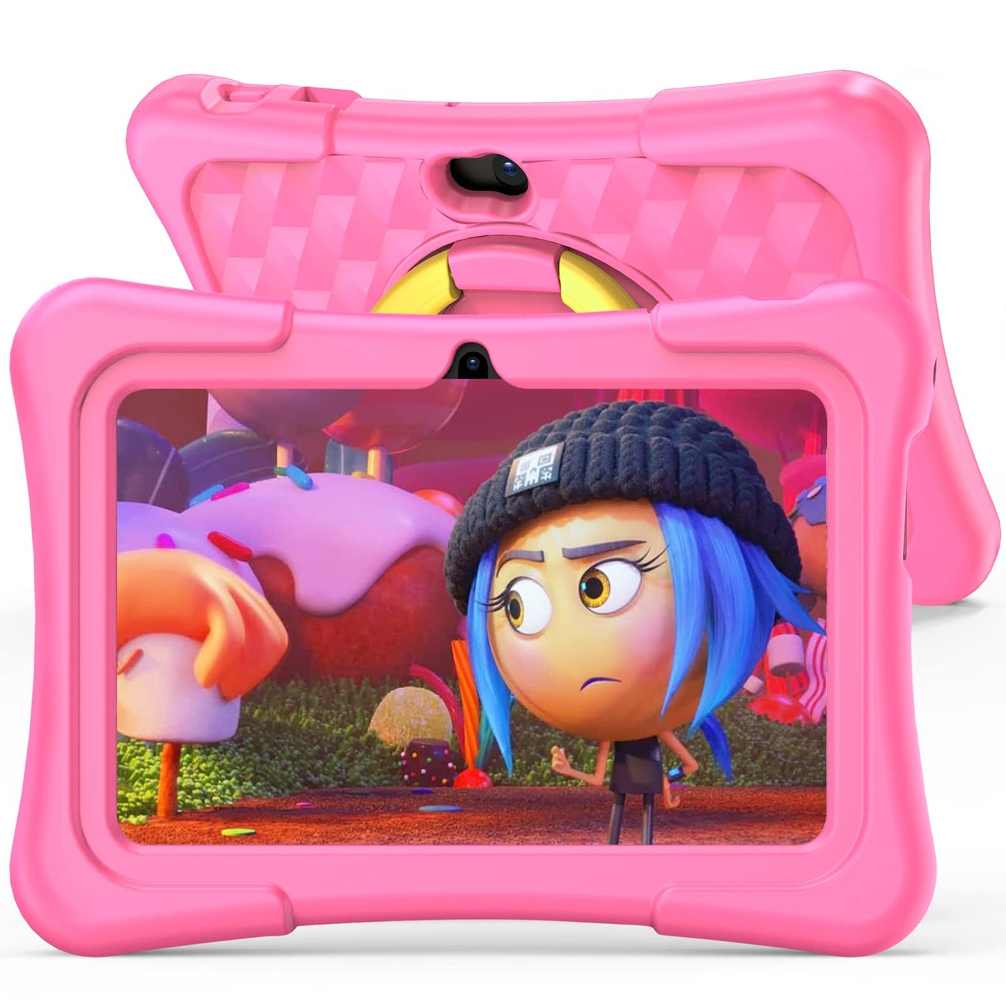 Pritom 7 Inch Tablet For Kids With Solid Case, Kids Tablets 32Gb With Parental Control, Pre-Installed Free Apps Games, Learning