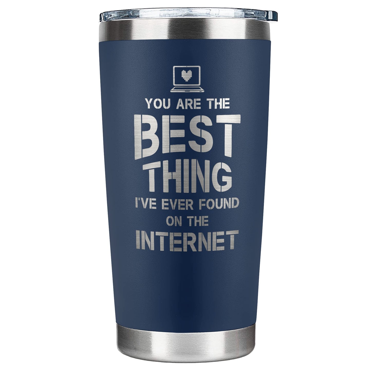 SUCHAGIFT Gifts for Him, Boyfriend, Husband - Boyfriend, Husband Gifts - Anniversary, Valentines, Birthday Gift Ideas for Him - Love Romantic Gift Ideas for Him - 20 Oz Stainless Steel Tumbler
