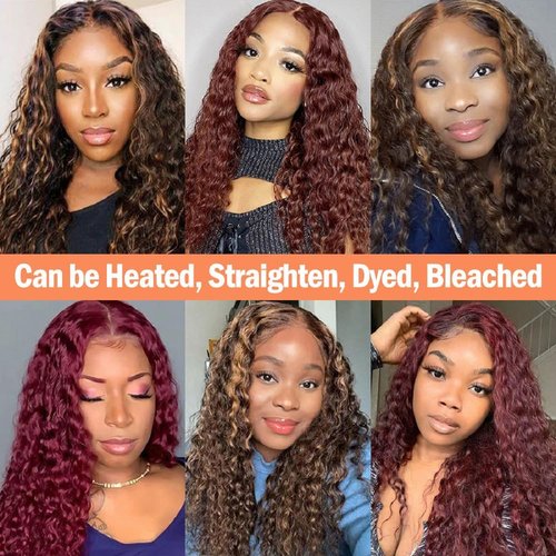 Human Hair Bundles Brazilian Deep Wave Weaves 18 20 22inch 12A 100% Unprocessed Virgin Human Hair Deep Wave Quick Weave Raw 3 Bundles Deals Natural Black