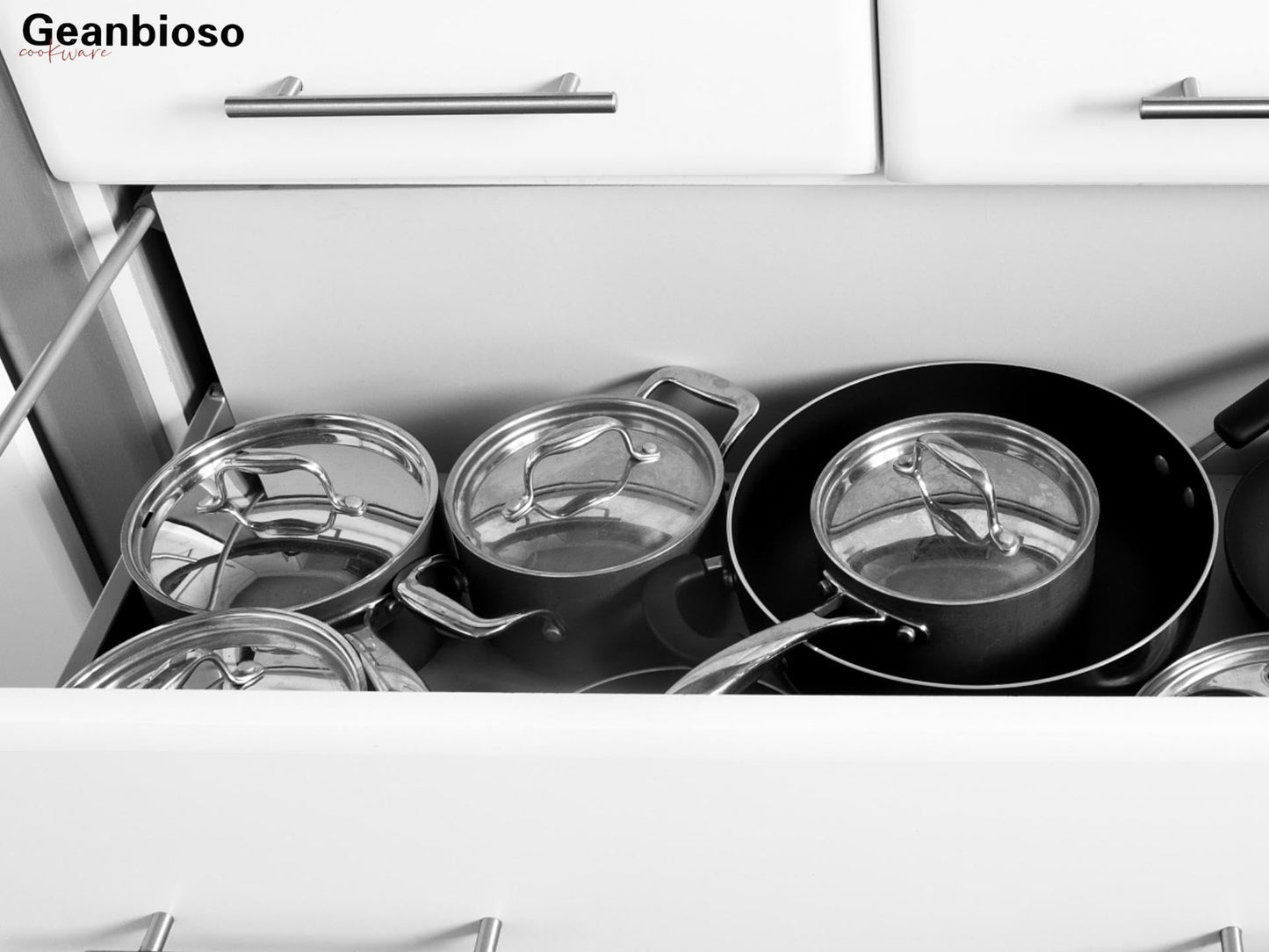 5 Ply Stainless Steel Cookware Set,8-Piece,Professional Kitchen Cooking, Heavy Chef Quality,PFOA, PTFE & PFOS Free,Induction, Non-Toxic, Oven Safe,Best 18/8 Full Clad